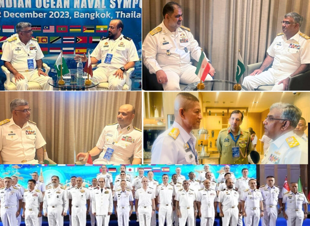 سربراہ پاک بحریہ ایڈمرل نوید اشرف کی تھائی لینڈ میں منعقدہ انڈین اوشین نیول سمپوزیم میں شرکت