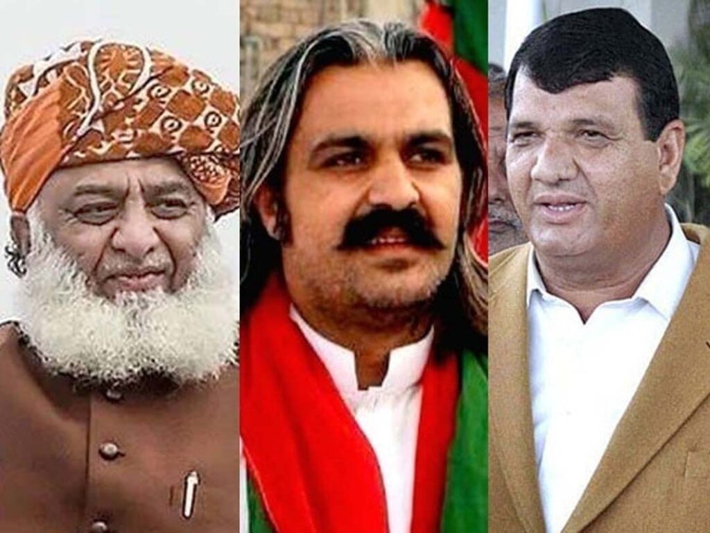 موروثی سیاست؛ فضل الرحمان، علی گنڈاپور، امیر مقام نے اہلخانہ کو ٹکٹوں سے نواز دیا