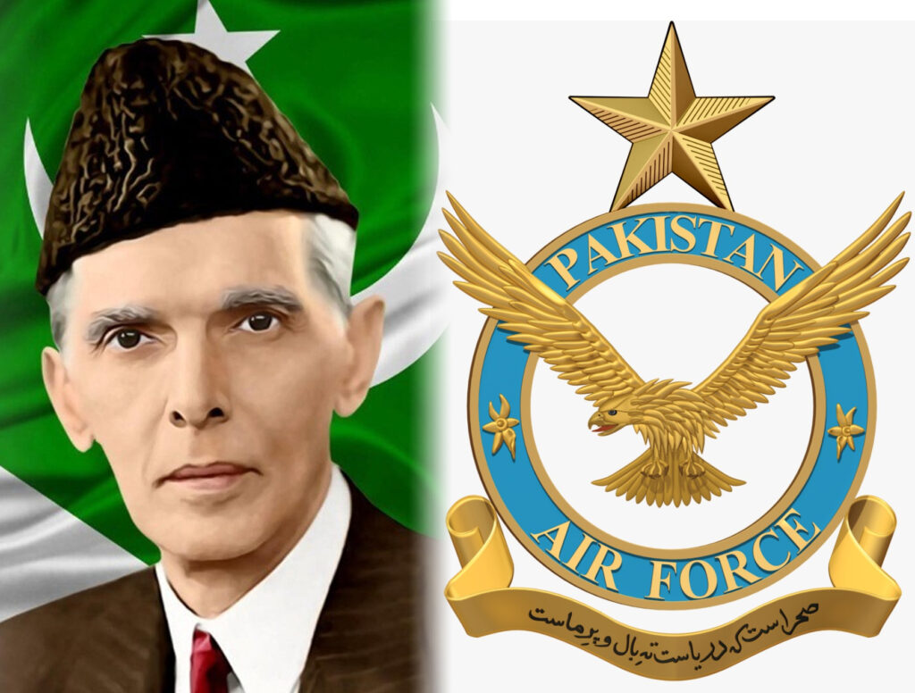 بانی پاکستان قائداعظم محمد علی جناح کے یوم پیدائش پر پاک فضائیہ کا خراج عقیدت
