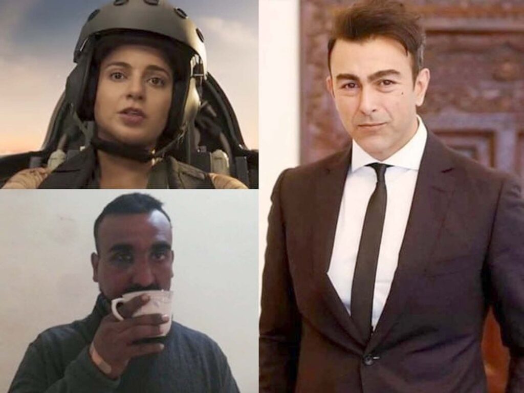 کنگنا کا بھارتی پائلٹ کے روپ میں مضحکہ خیز سین، شان نے پاکستانی چائے یاد دلا دی