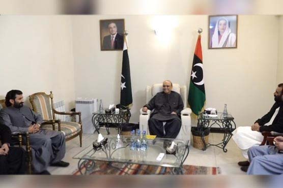 آصف زرداری سے اراکین بلوچستان اسمبلی کی ملاقات ، حکومت سازی پر تبادلہ خیال