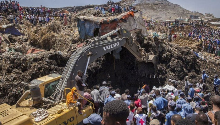 ایتھوپیا میں لینڈسلائیڈنگ ، 55 افراد ہلاک