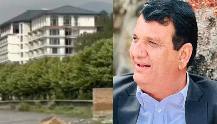سوات میں وفاقی وزیر امیر مقام کے ہوٹل کی بانڈری وال گرادی گئی