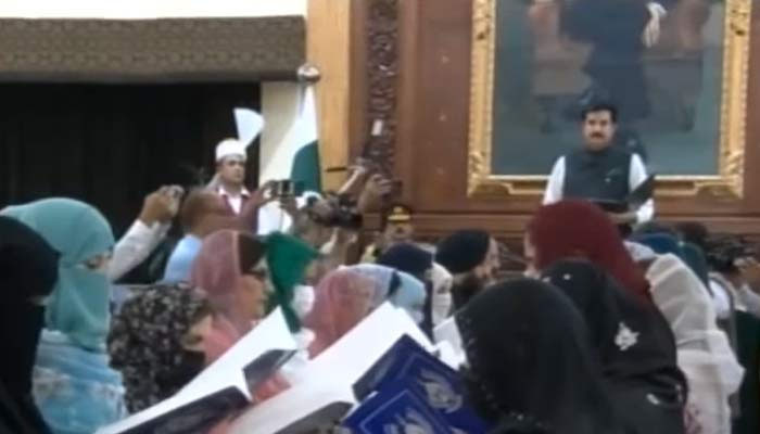 خیبر پختونخوا سینیٹ الیکشن میں 25ارکان نے حلف اٹھا لیا