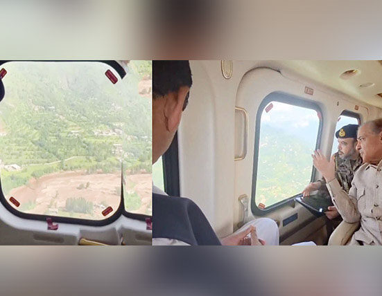 وزیراعظم اور فیلڈ مارشل کا سیلاب سے متاثرہ اضلاع کا دورہ، متاثرین کو مدد کی یقین دہانی