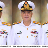 پاک بحریہ کے تین کموڈورز کی ریئر ایڈمرل کے عہدے پر ترقی