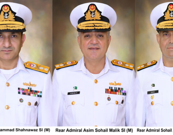 پاک بحریہ کے تین کموڈورز کی ریئر ایڈمرل کے عہدے پر ترقی