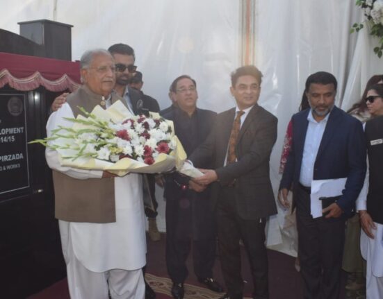 سیکٹر ز 14-F اور 15- Fمیں ترقیاتی کاموں کا باقاعدہ آغاز وفاقی وزیر ریاض حسین پیر زادہ نے سنگ بنیاد رکھ دیا