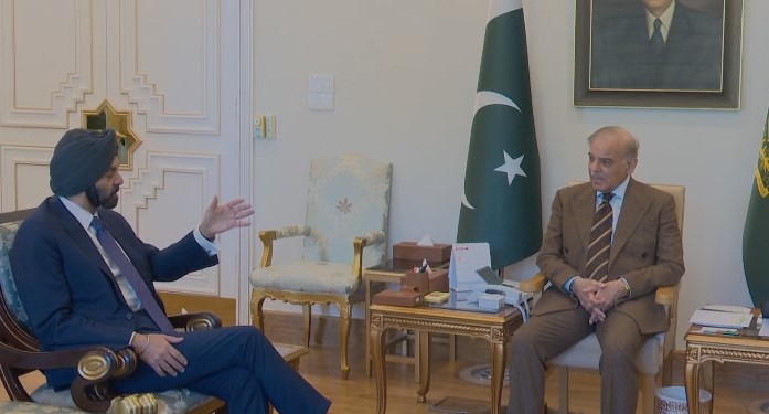 وزیراعظم محمد شہباز شریف سے عالمی بینک گروپ کے صدر اجے بنگا کی ملاقات