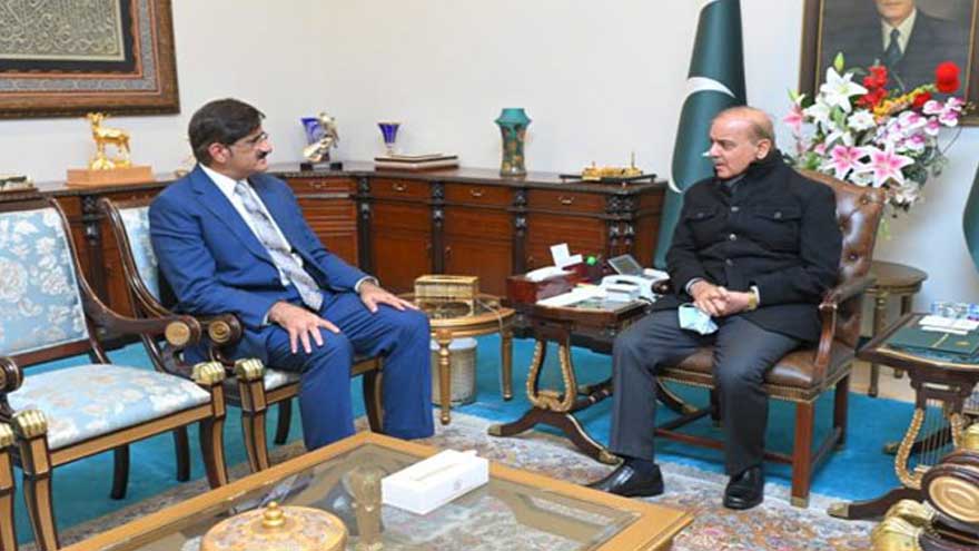 وزیر اعظم شہباز اور وزیر اعلیٰ سندھ نے سیاسی ہم آہنگی برقرار رکھنے پر اتفاق کیا۔