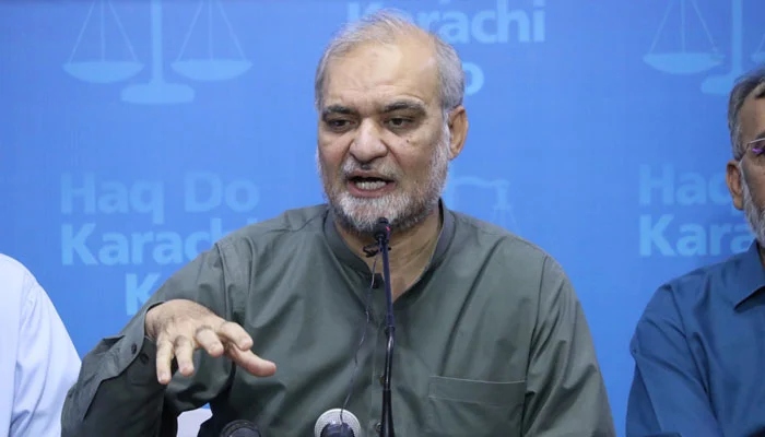 حافظ نعیم کا پیٹرول پر لیوی ختم ہونے تک دھرنے ختم نہ کرنے کا اعلان